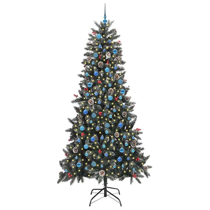 Kunstkerstboom met 300 LED Groen 129,5 x 129,5 x 240 cm