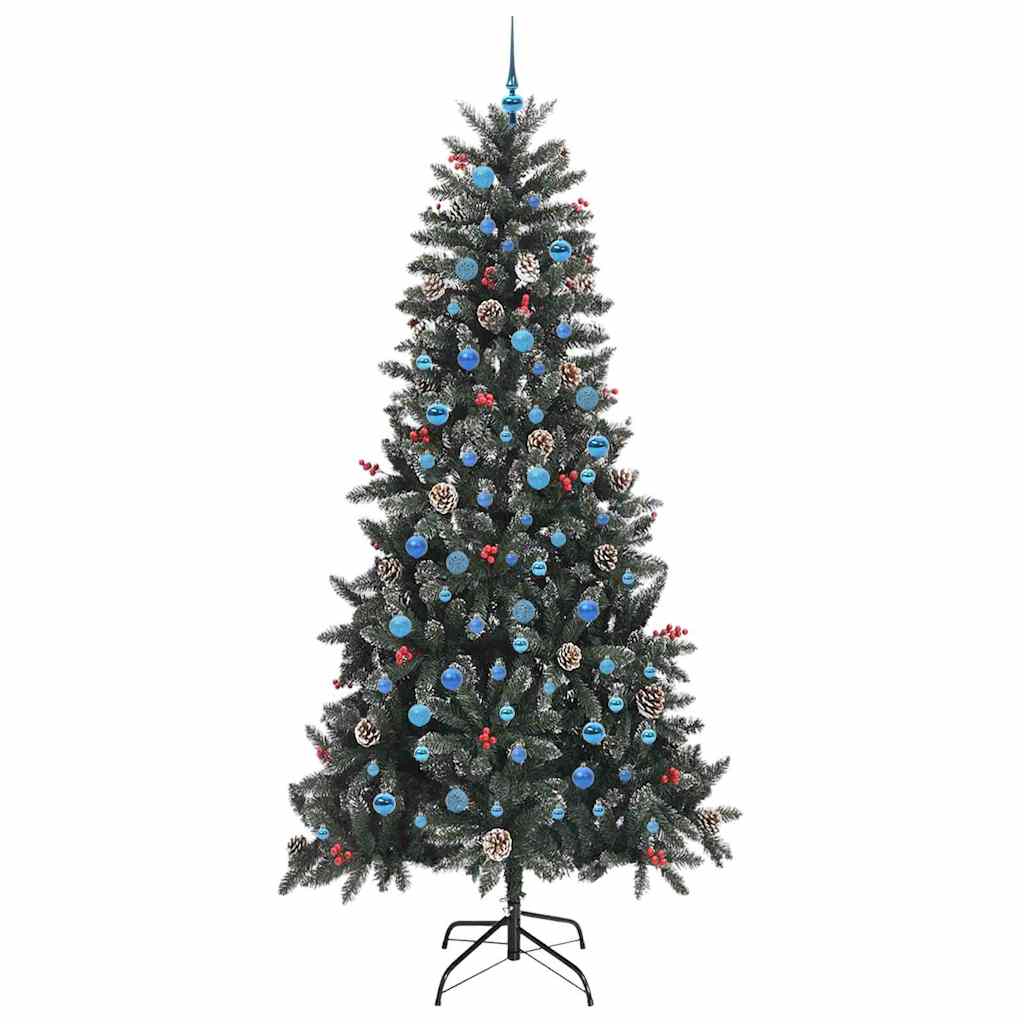 Kunstkerstboom met 300 LED Groen 129,5 x 129,5 x 240 cm