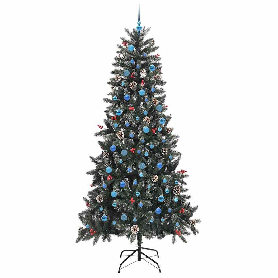 Kunstkerstboom met 300 LED Groen 129,5 x 129,5 x 240 cm