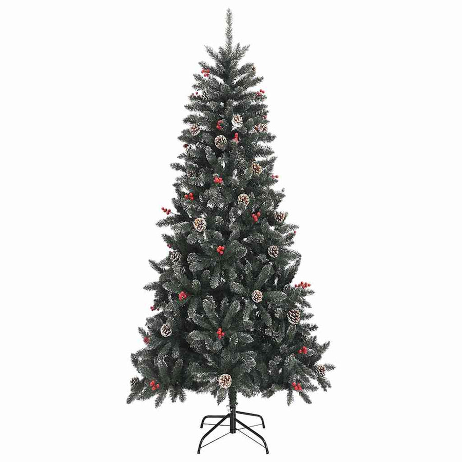 Kunstkerstboom met 300 LED Groen 129,5 x 129,5 x 240 cm