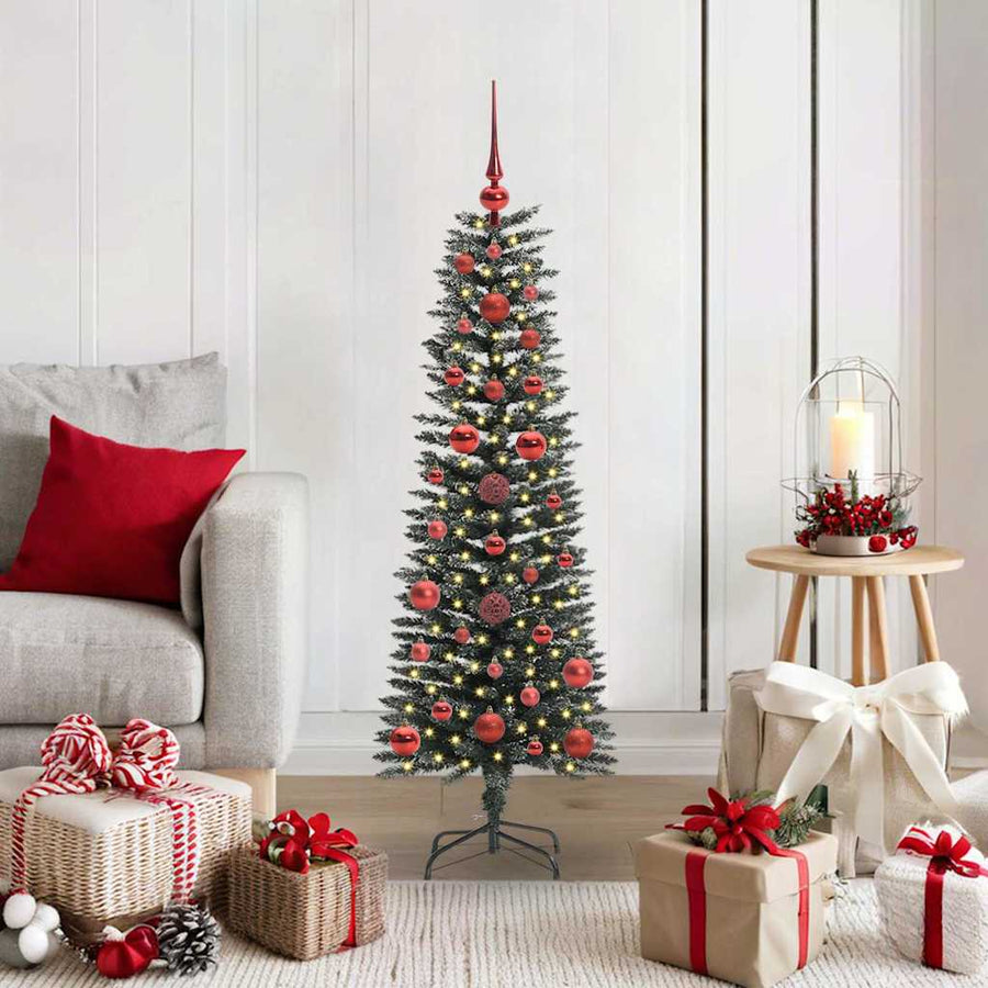 Kunstkerstboom met 150 LED Groen 40.5 x 40.5 x 120 cm