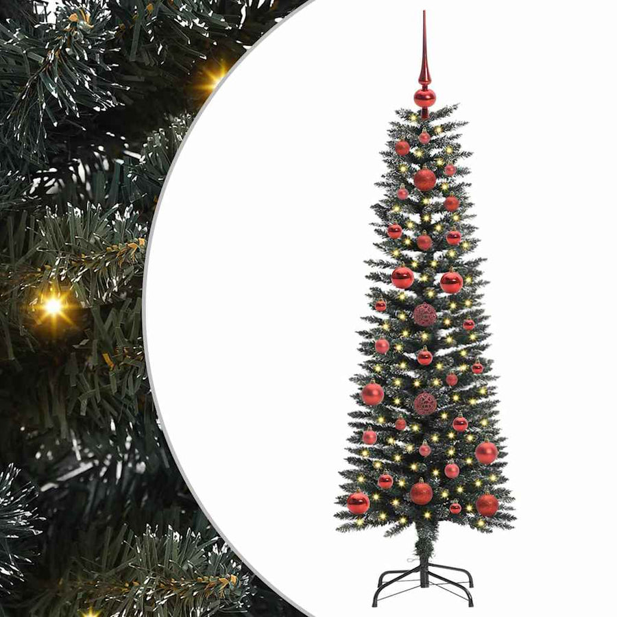 Kunstkerstboom met 150 LED Groen 40.5 x 40.5 x 120 cm