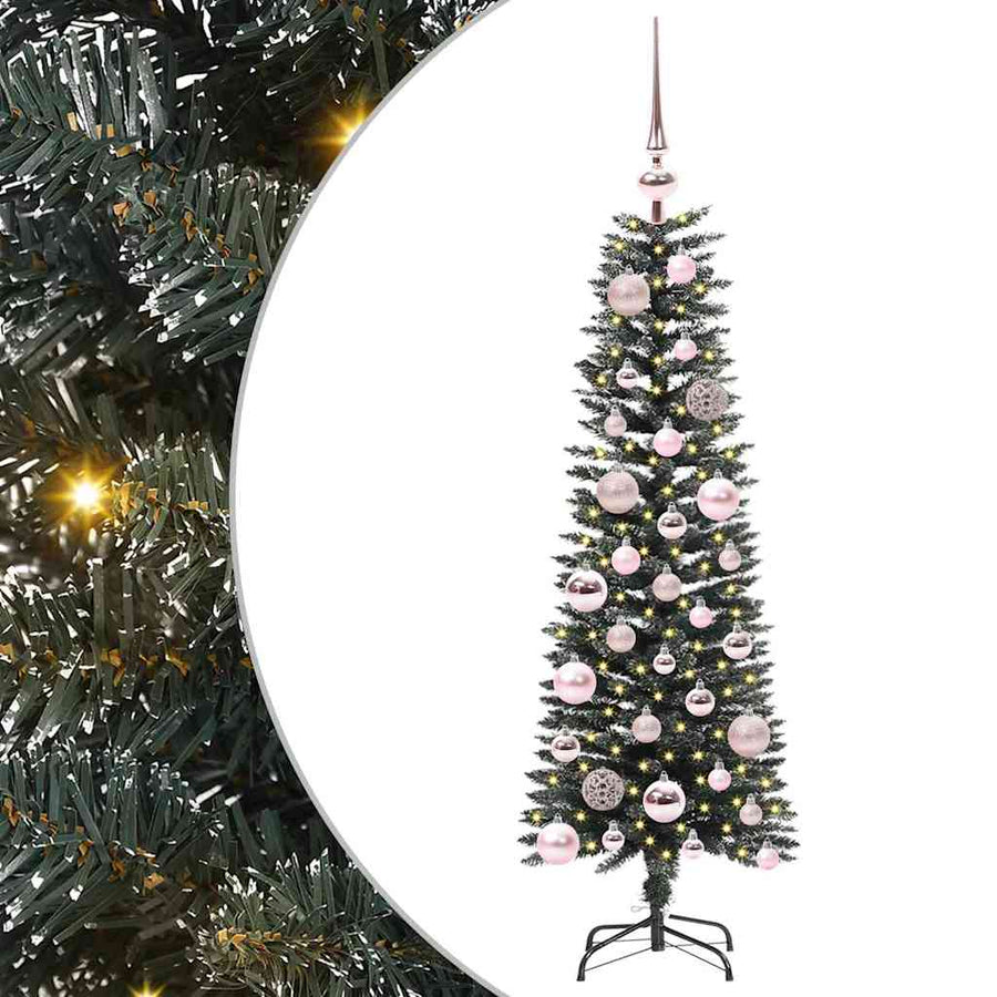 Kunstkerstboom met 150 LED Groen 40.5 x 40.5 x 120 cm