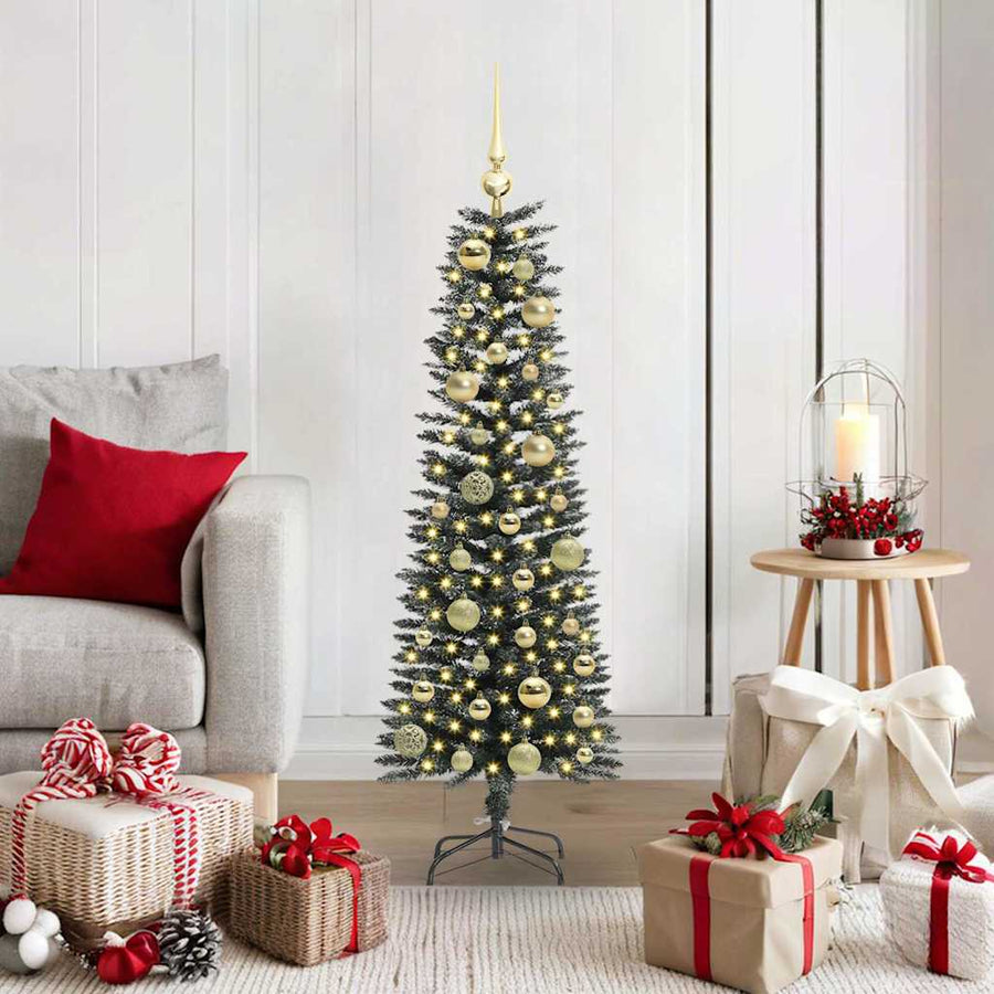 Kunstkerstboom met 150 LED Groen 40.5 x 40.5 x 120 cm