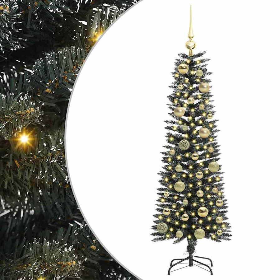 Kunstkerstboom met 150 LED Groen 40.5 x 40.5 x 120 cm