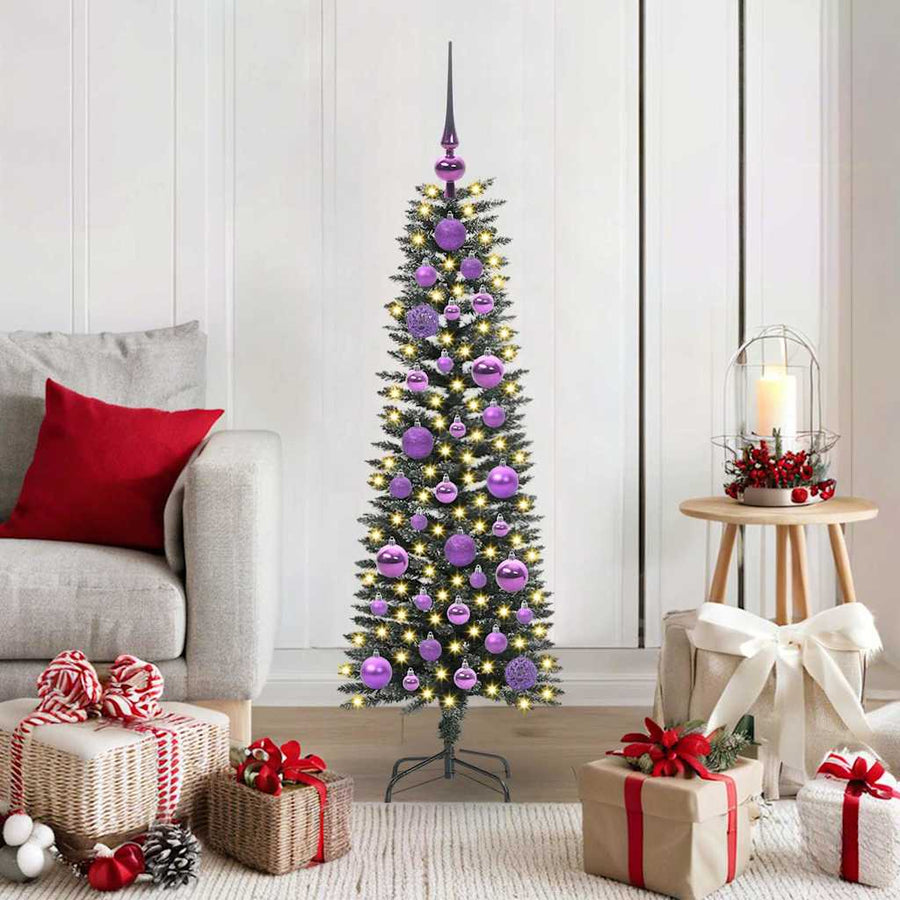 Kunstkerstboom met 150 LED Groen 40.5 x 40.5 x 120 cm