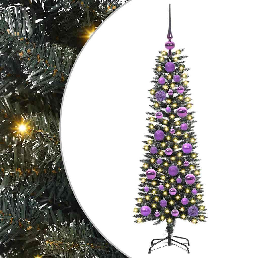 Kunstkerstboom met 150 LED Groen 40.5 x 40.5 x 120 cm