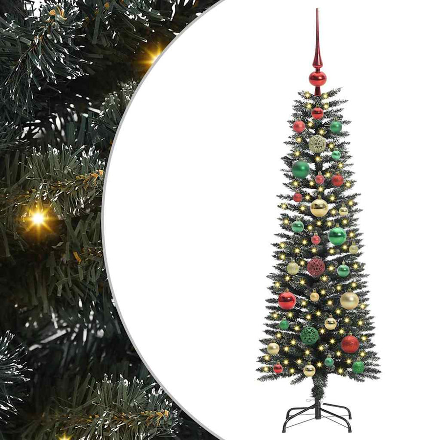 Kunstkerstboom met 150 LED Groen 40.5 x 40.5 x 120 cm