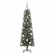 Kunstkerstboom with Decorative String Lights Groen 150 cm PVC