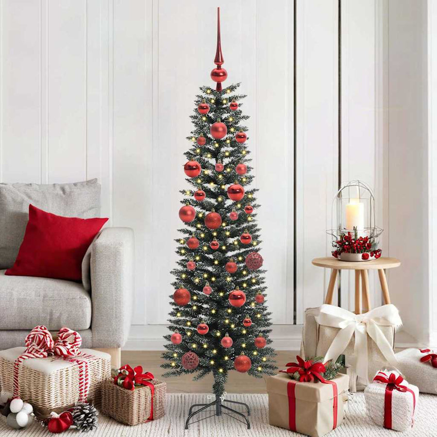 Kunstkerstboom Groen 43 x 43 x 150 cm PVC en Plastic en Staal
