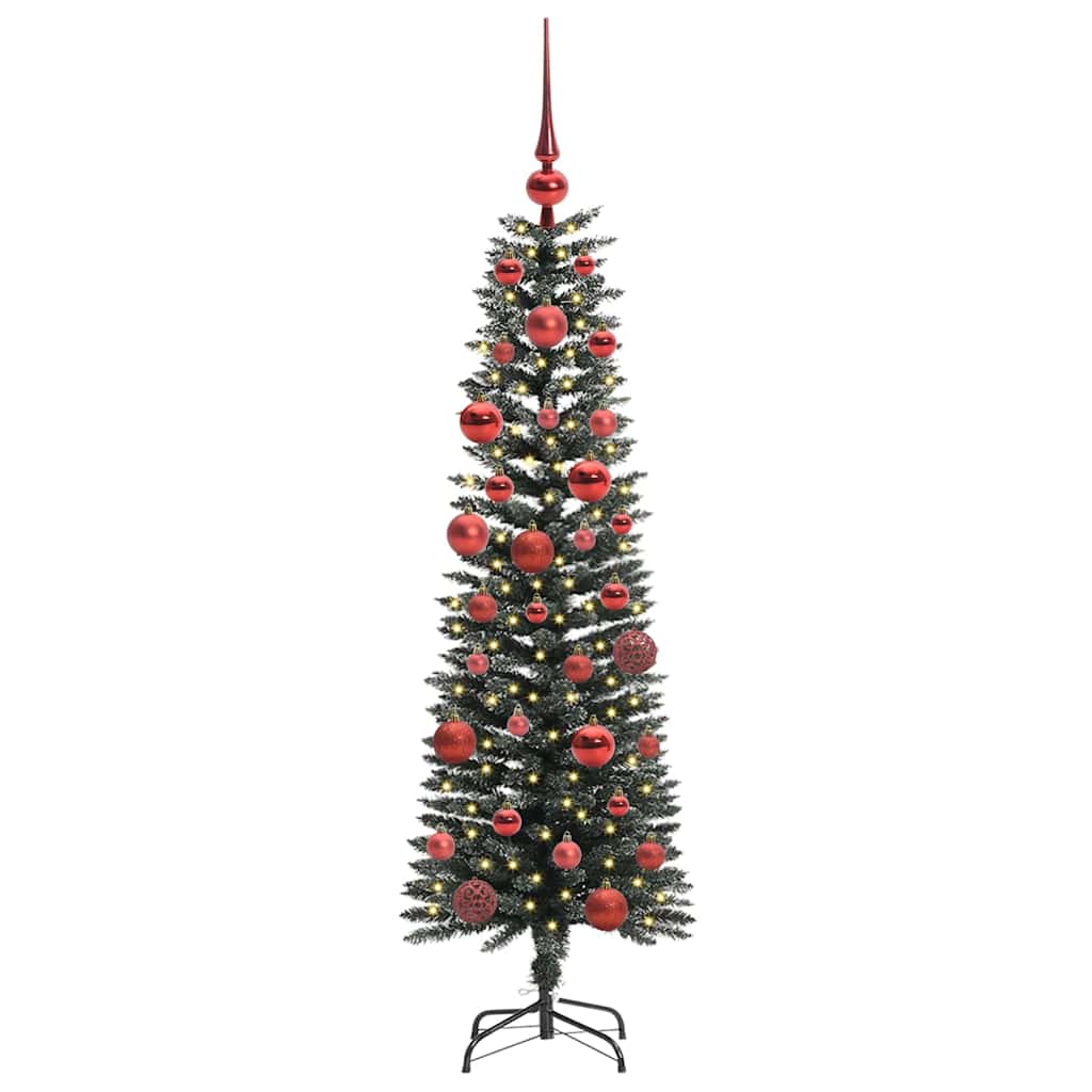 Kunstkerstboom Groen 43 x 43 x 150 cm PVC en Plastic en Staal