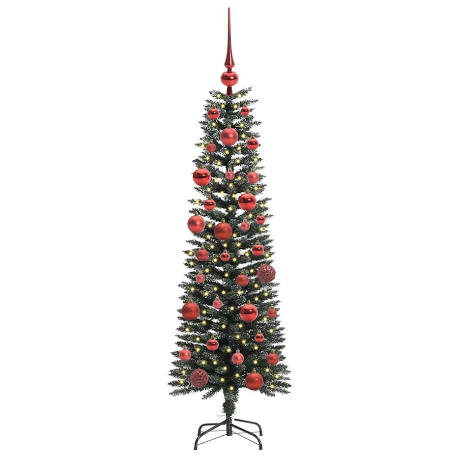 Kunstkerstboom Groen 43 x 43 x 150 cm PVC en Plastic en Staal