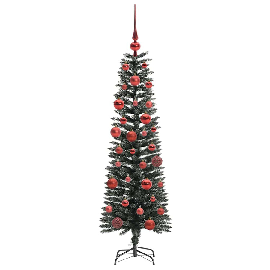 Kunstkerstboom Groen 43 x 43 x 150 cm PVC en Plastic en Staal