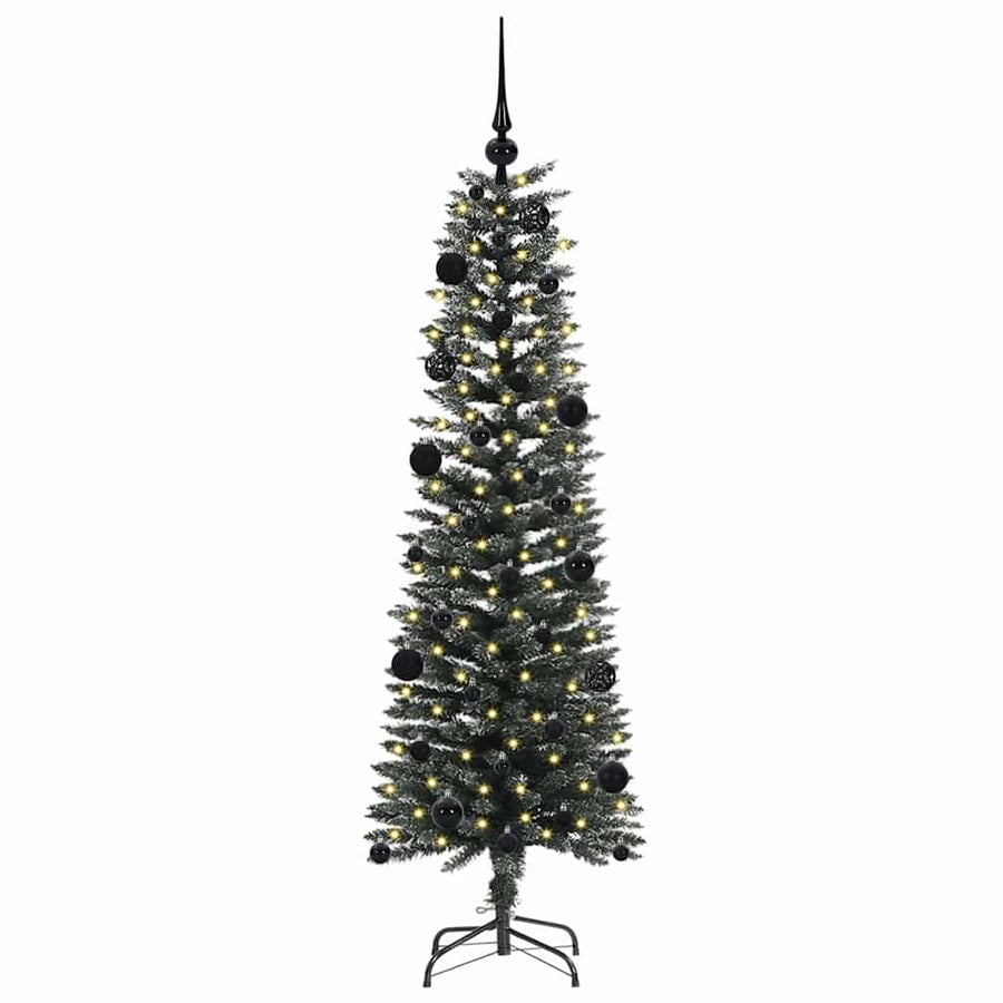 Kunstkerstboom Groen 43 x 43 x 150 cm PVC en Plastic en Staal