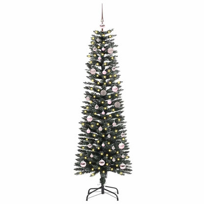 Kunstkerstboom Groen 43 x 43 x 150 cm PVC en Plastic en Staal