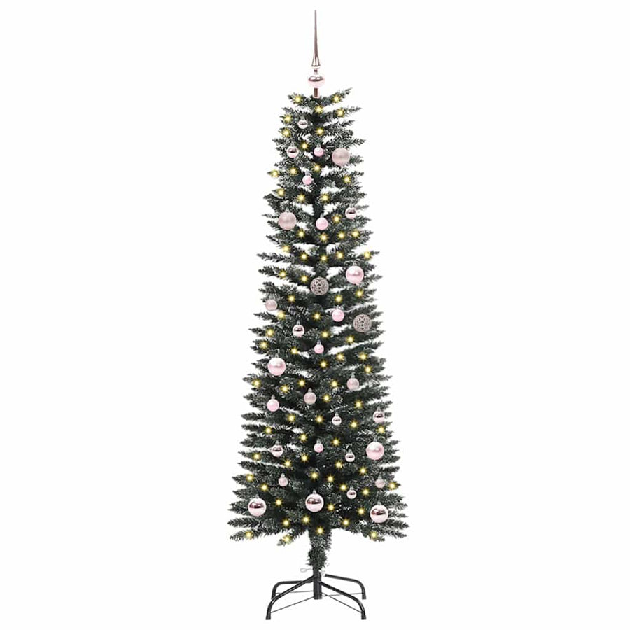 Kunstkerstboom Groen 43 x 43 x 150 cm PVC en Plastic en Staal
