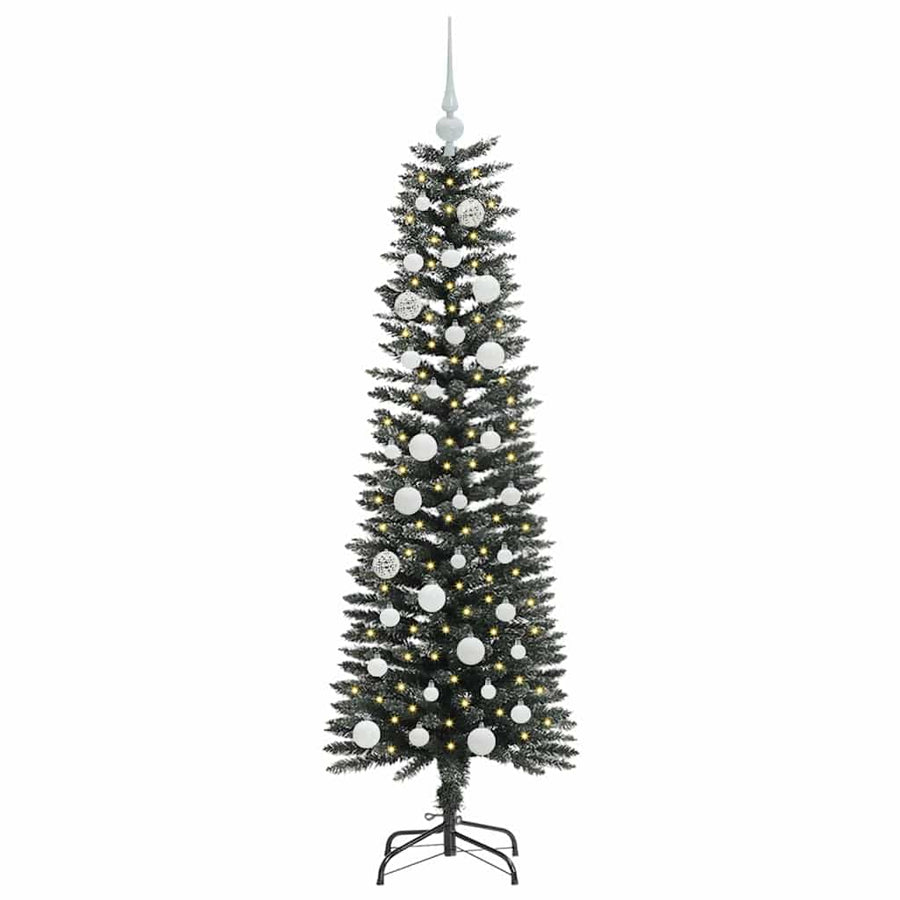 Kunstkerstboom Groen 43 x 43 x 150 cm PVC en Plastic en Staal