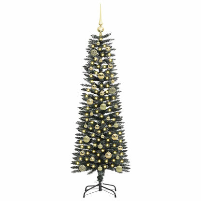 Kunstkerstboom Groen 43 x 43 x 150 cm PVC en Plastic en Staal