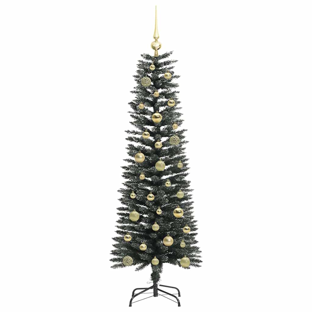 Kunstkerstboom Groen 43 x 43 x 150 cm PVC en Plastic en Staal