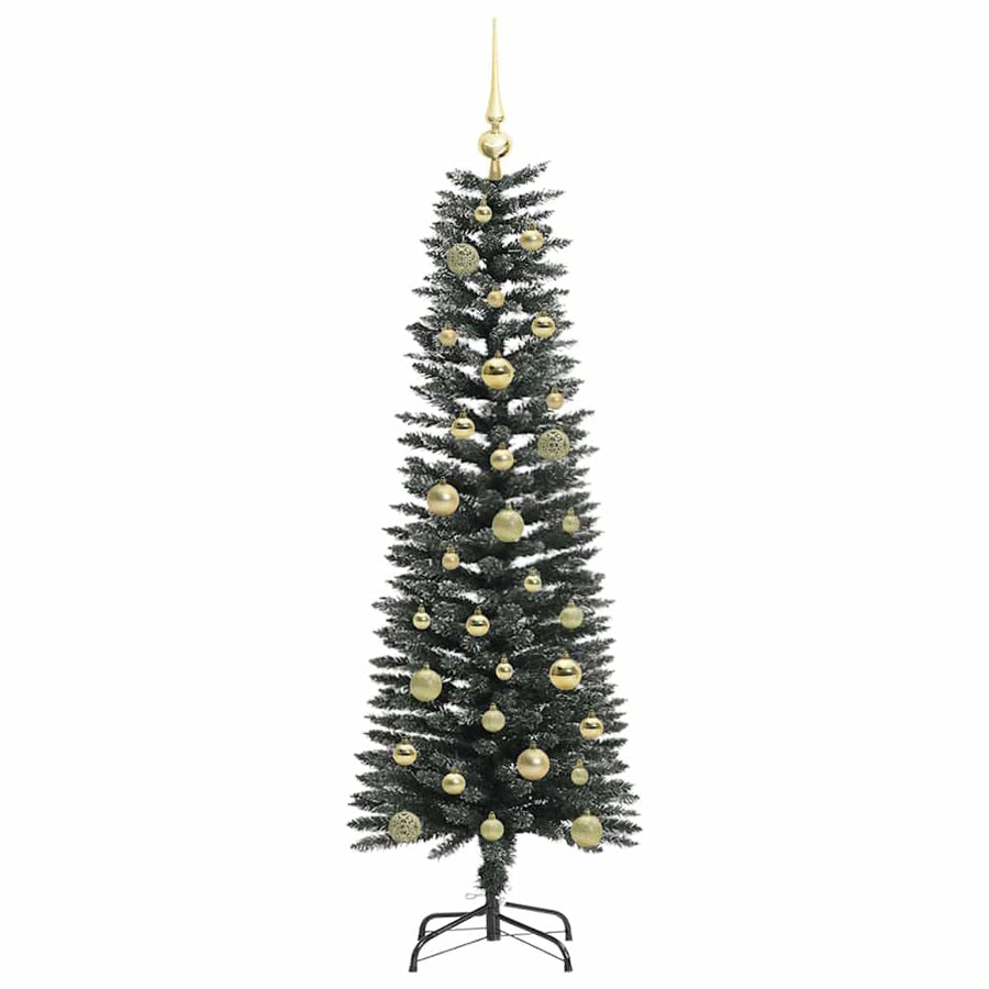Kunstkerstboom Groen 43 x 43 x 150 cm PVC en Plastic en Staal