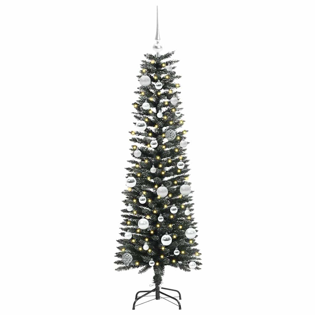 Kunstkerstboom Groen 43 x 43 x 150 cm PVC en Plastic en Staal