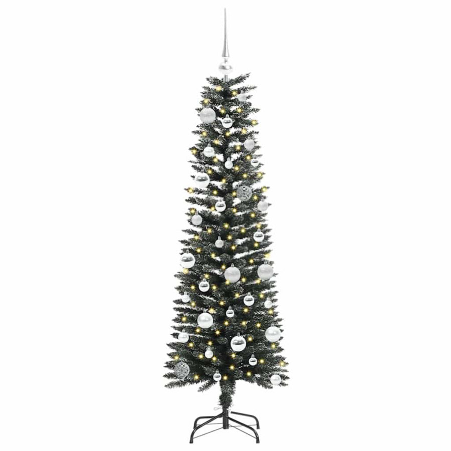 Kunstkerstboom Groen 43 x 43 x 150 cm PVC en Plastic en Staal
