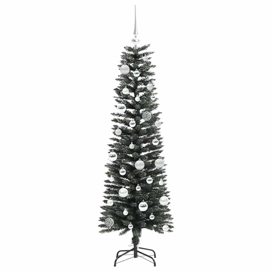 Kunstkerstboom Groen 43 x 43 x 150 cm PVC en Plastic en Staal