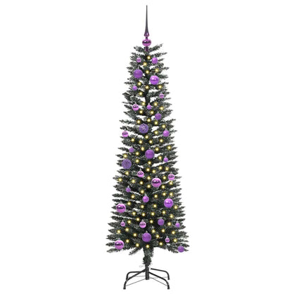 Kunstkerstboom Groen 43 x 43 x 150 cm PVC en Plastic en Staal