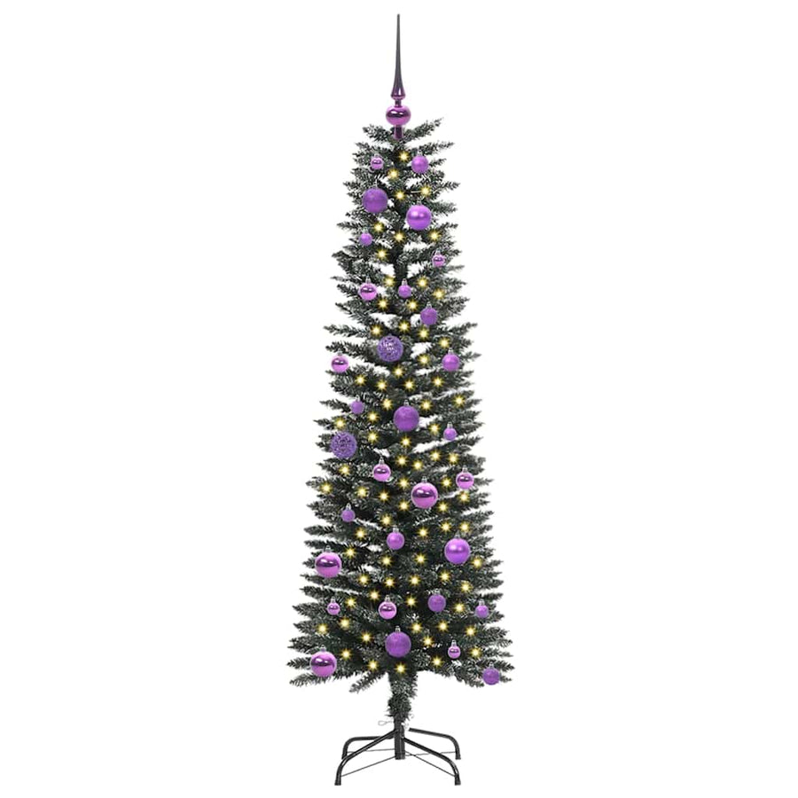 Kunstkerstboom Groen 43 x 43 x 150 cm PVC en Plastic en Staal