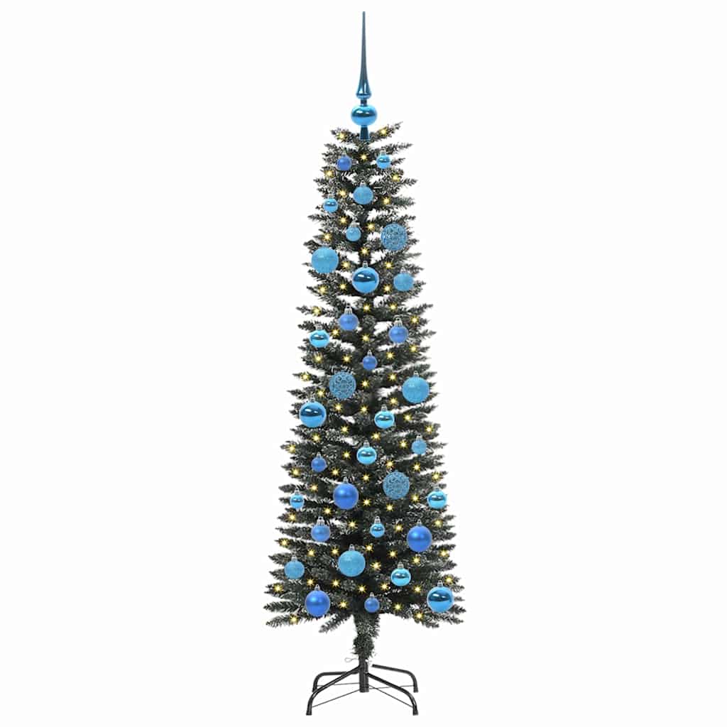 Kunstkerstboom Groen 43 x 43 x 150 cm PVC en Plastic en Staal