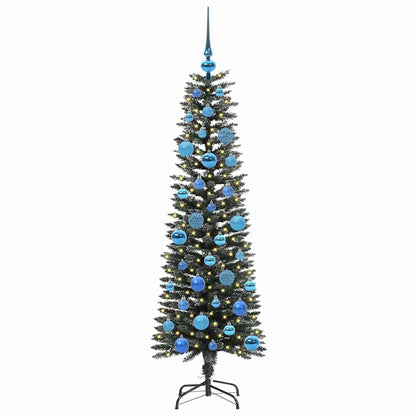 Kunstkerstboom Groen 43 x 43 x 150 cm PVC en Plastic en Staal