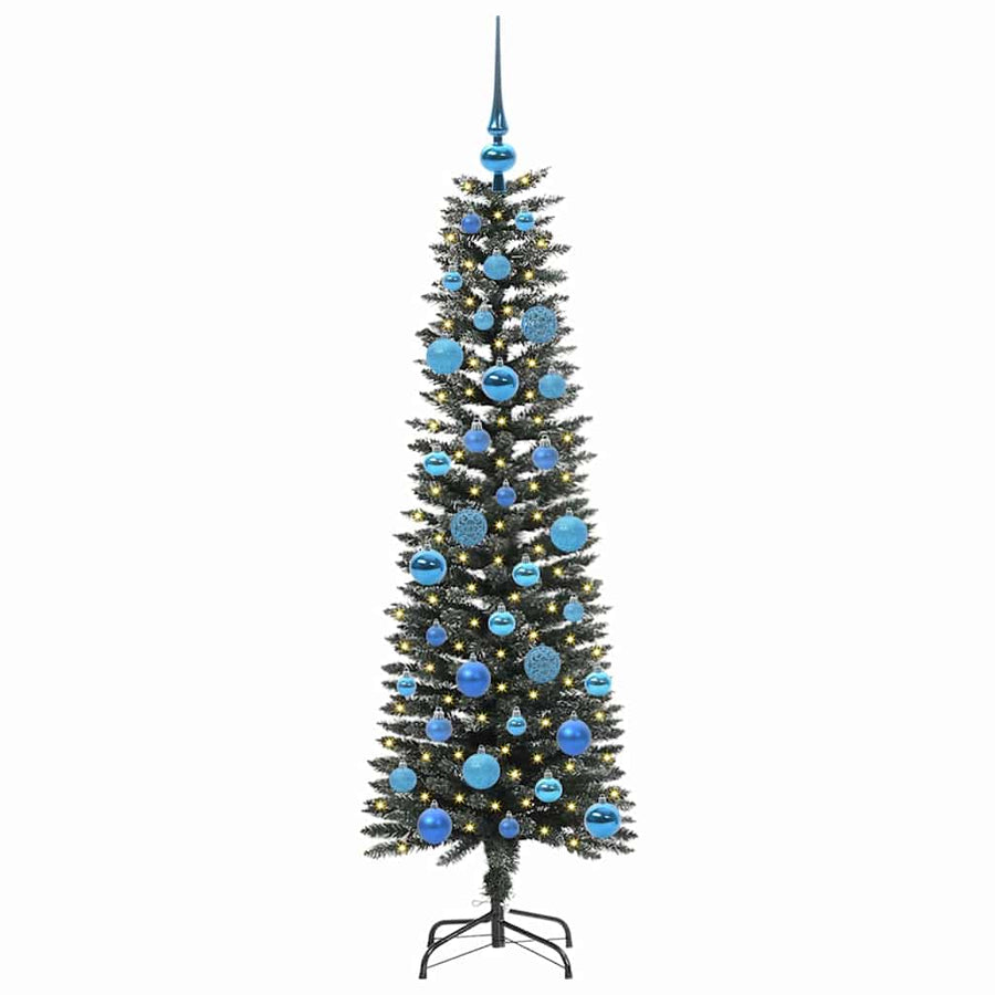 Kunstkerstboom Groen 43 x 43 x 150 cm PVC en Plastic en Staal