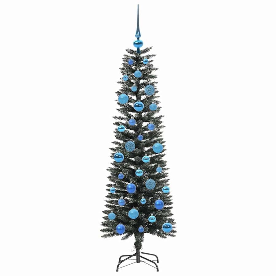 Kunstkerstboom Groen 43 x 43 x 150 cm PVC en Plastic en Staal