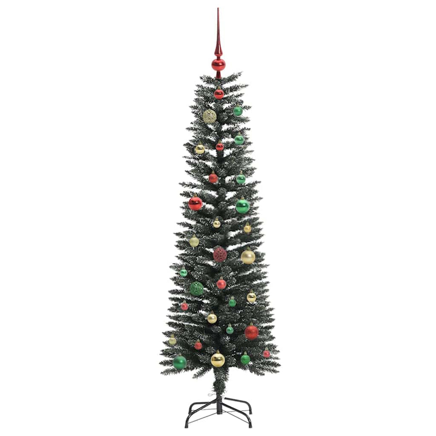 Kunstkerstboom Groen 43 x 43 x 150 cm PVC en Plastic en Staal