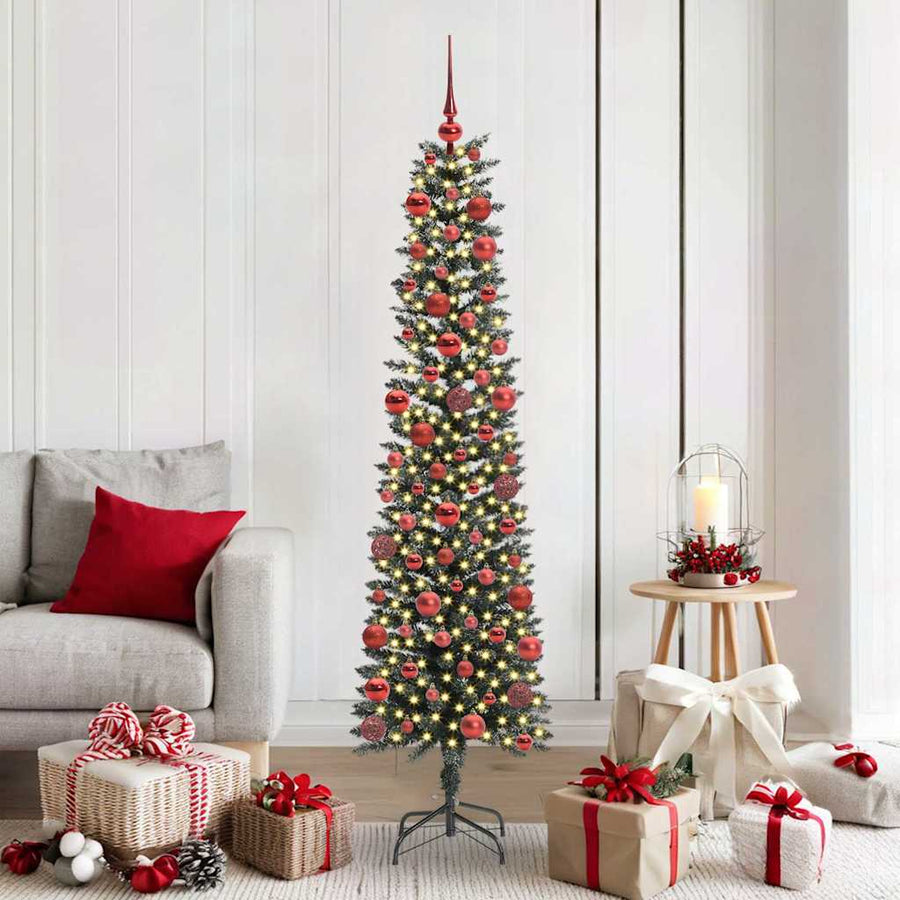 Kunstkerstboom met 300 LED Groen 50.5 x 50.5 x 180 cm