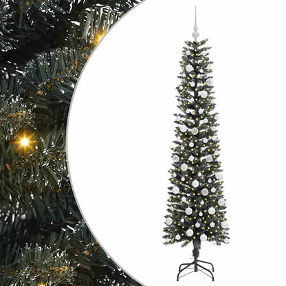 Kunstkerstboom met 300 LED Groen 50.5 x 50.5 x 180 cm