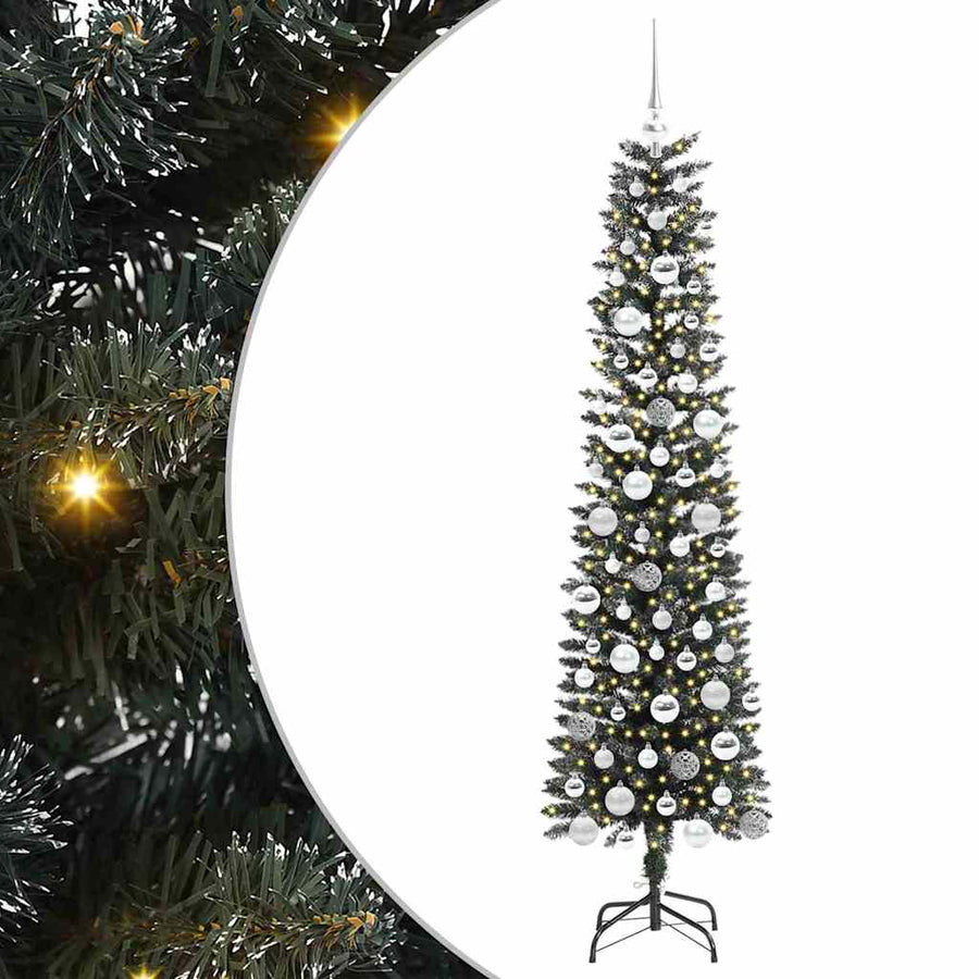Kunstkerstboom met 300 LED Groen 50.5 x 50.5 x 180 cm