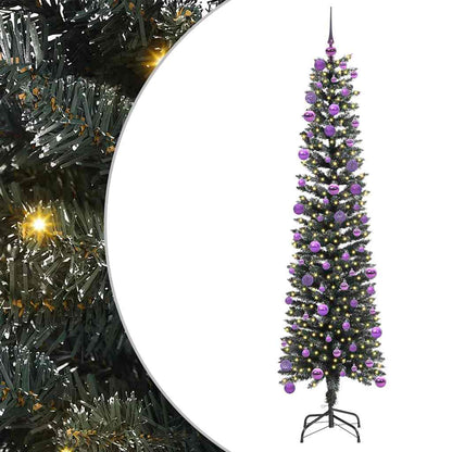 Kunstkerstboom met 300 LED Groen 50.5 x 50.5 x 180 cm