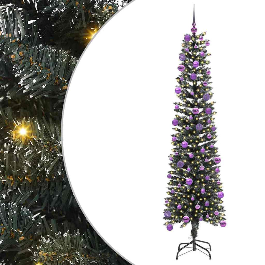 Kunstkerstboom met 300 LED Groen 50.5 x 50.5 x 180 cm