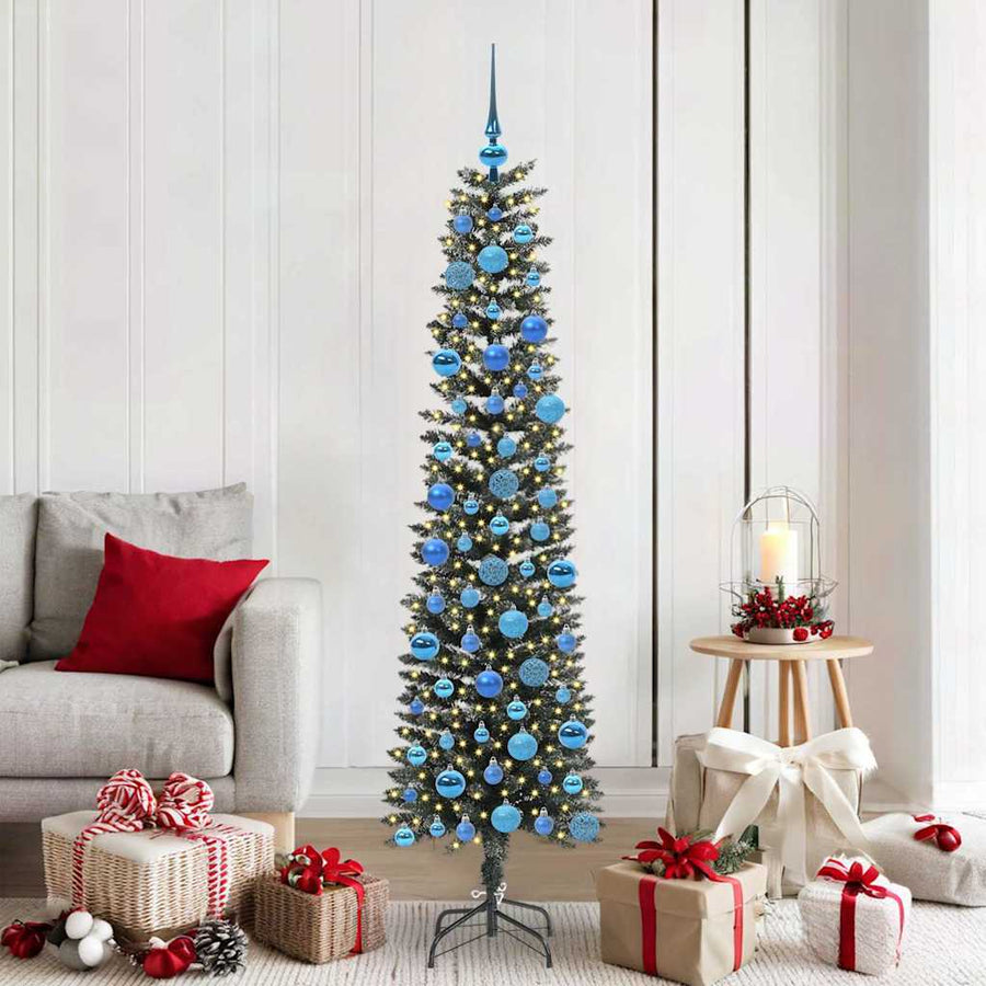 Kunstkerstboom met 300 LED Groen 50.5 x 50.5 x 180 cm