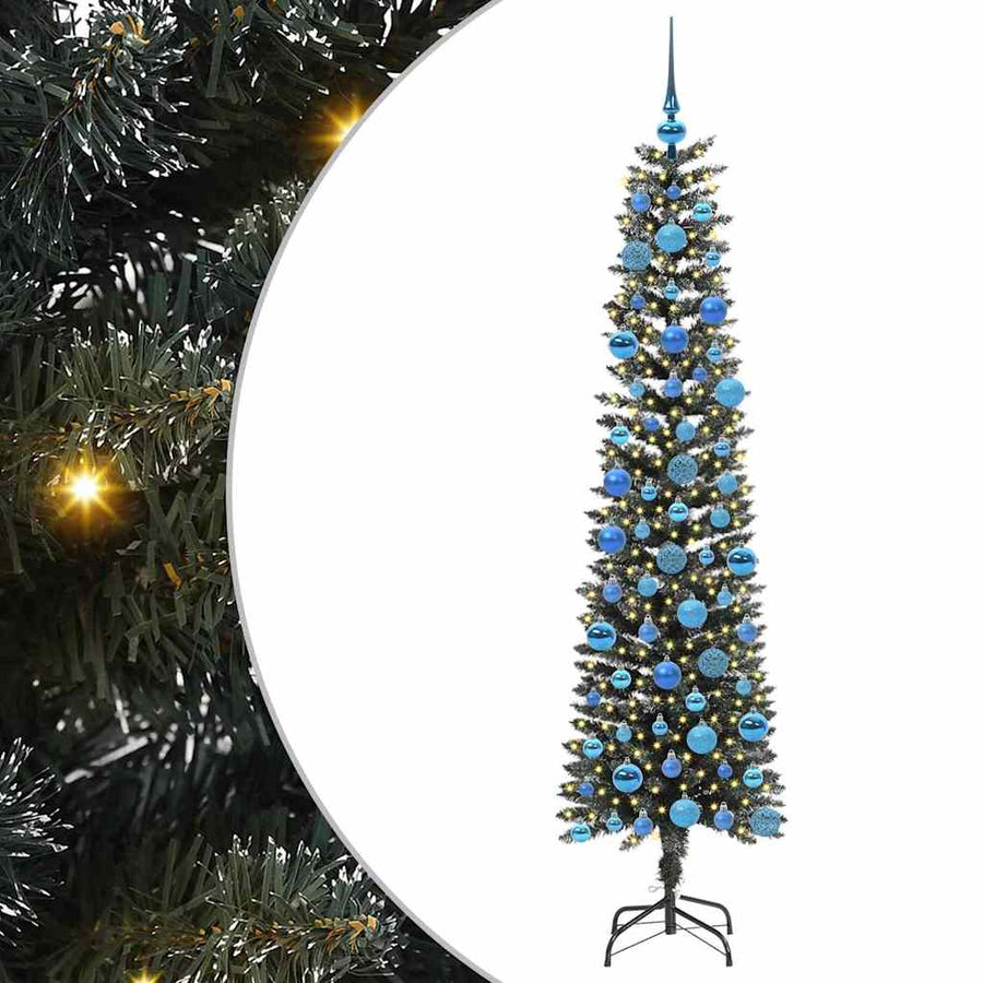 Kunstkerstboom met 300 LED Groen 50.5 x 50.5 x 180 cm