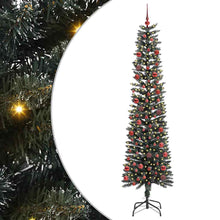 Kunstkerstboom Groen 58 x 58 x 210 cm PVC en Plastic en Staal