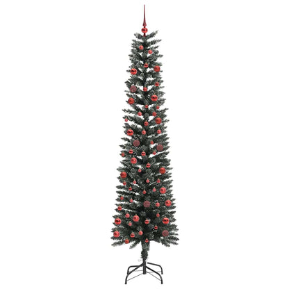 Kunstkerstboom Groen 58 x 58 x 210 cm PVC en Plastic en Staal