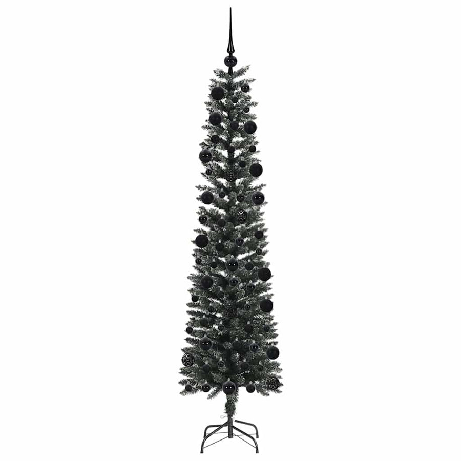 Kunstkerstboom Groen 58 x 58 x 210 cm PVC en Plastic en Staal