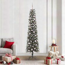 Kunstkerstboom Groen 58 x 58 x 210 cm PVC en Plastic en Staal
