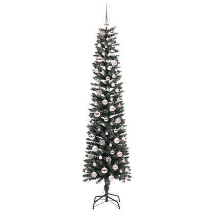 Kunstkerstboom Groen 58 x 58 x 210 cm PVC en Plastic en Staal