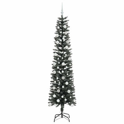 Kunstkerstboom Groen 58 x 58 x 210 cm PVC en Plastic en Staal