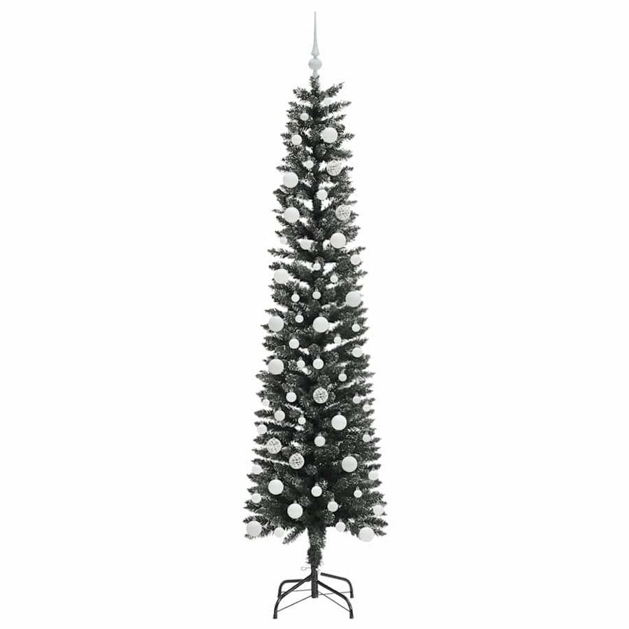 Kunstkerstboom Groen 58 x 58 x 210 cm PVC en Plastic en Staal