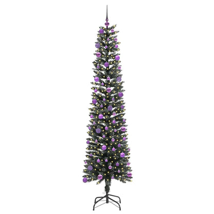 Kunstkerstboom Groen 58 x 58 x 210 cm PVC en Plastic en Staal