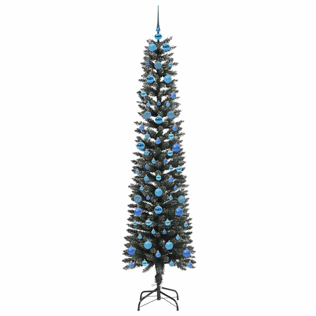 Kunstkerstboom Groen 58 x 58 x 210 cm PVC en Plastic en Staal